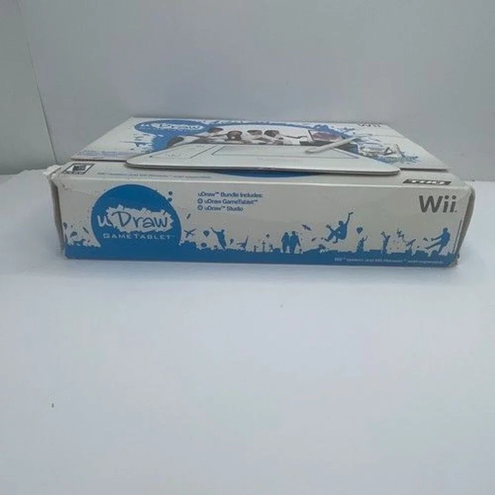 OEM White uDraw GameTablet uDraw Studio (Wii, 2010) Complete Controller